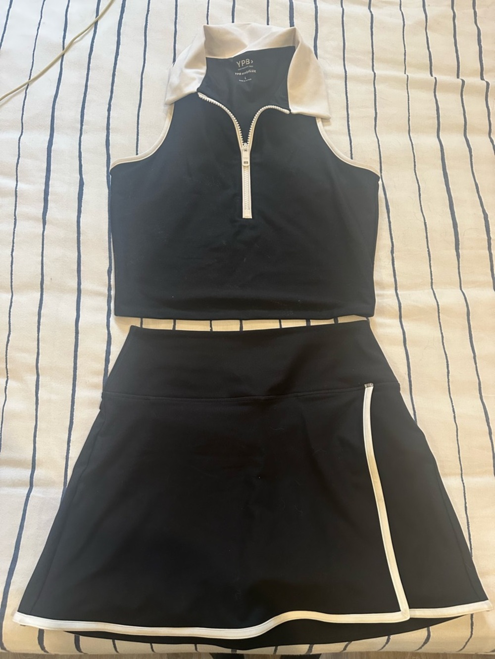 YPB Black & White Tennis/Golf Set